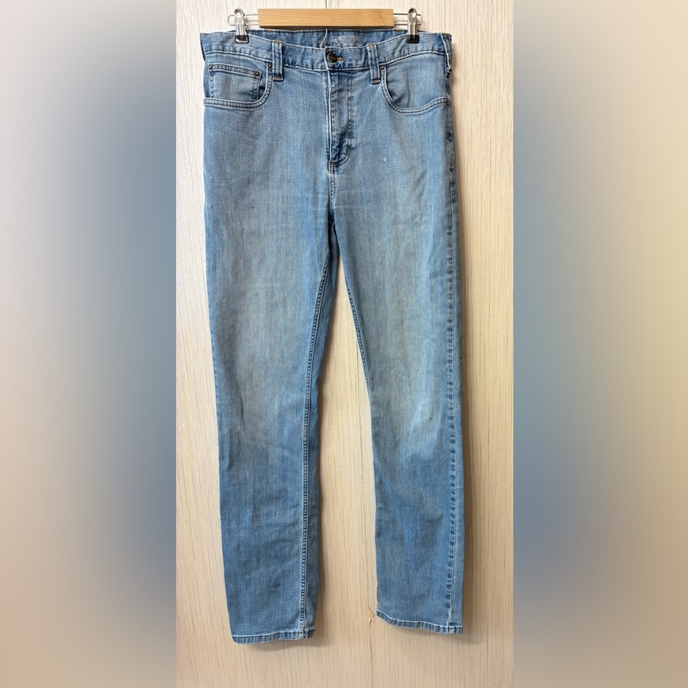 Carhartt Light Blue‎ men's Straight Leg Jeans 33x36